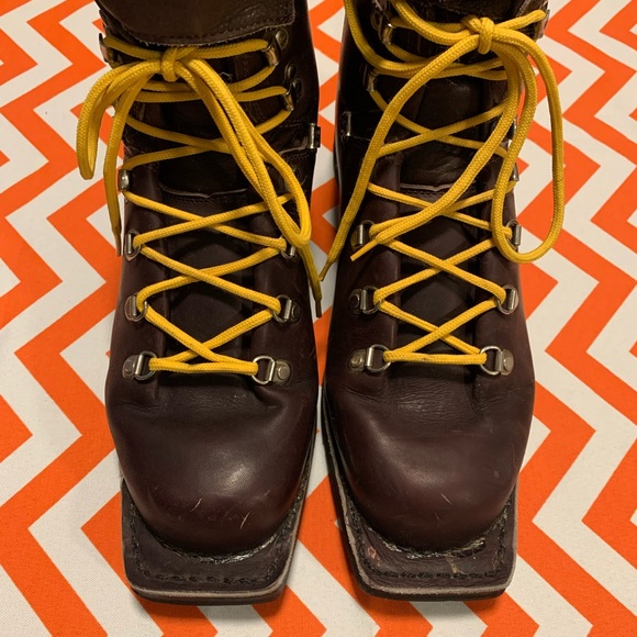 Shoes Vintage Heierling Italian Made Nordic Cross Country Ski Boots